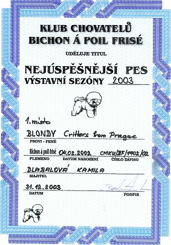 Nejspnj pes sezny 2003