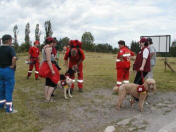 Zástupci Integrovaného záchranného systému a tým ELVA-HELP