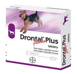 Drontal Plus flavour  ochucen tablety pro psy